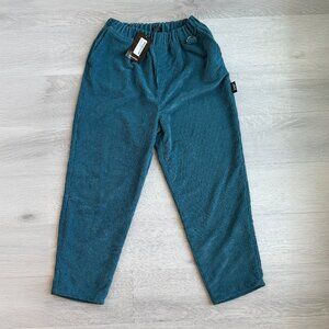 NWT - GREEN BOOHOOMAN Tall Relaxed Cord Skate Trousers (MEDIUM)
